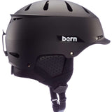 Bern Hendrix MIPS Helmet 2024 - Matte black helmet with a sleek, aerodynamic design and ventilation holes on top.
