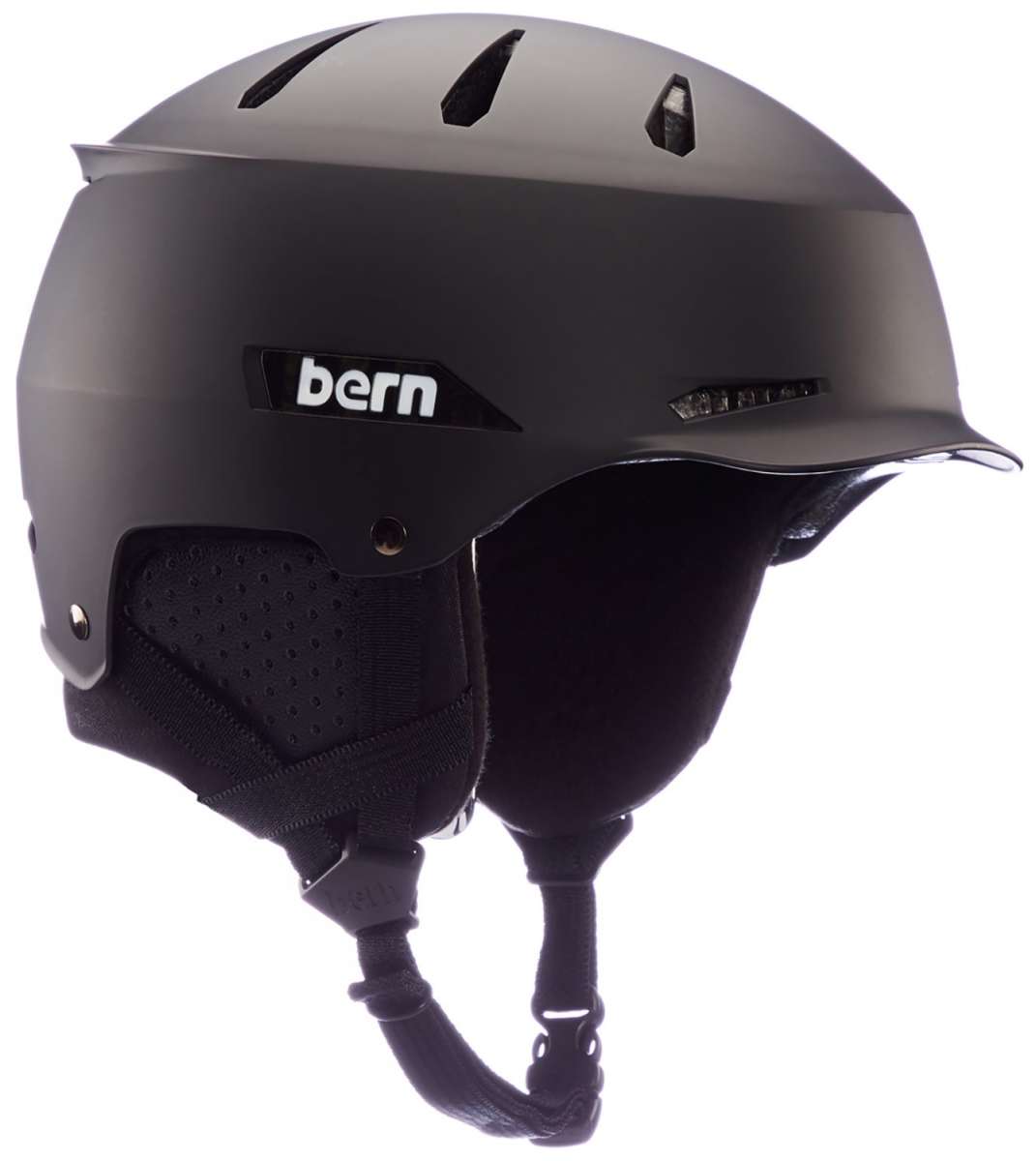 Bern Hendrix MIPS Helmet 2024 - Matte black helmet with a sleek, aerodynamic design and integrated MIPS technology for enhanced safety.