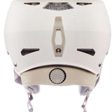 Bern Hendrix MIPS Helmet 2024 - White helmet with a black visor, featuring a white strap and a silver buckle on top.