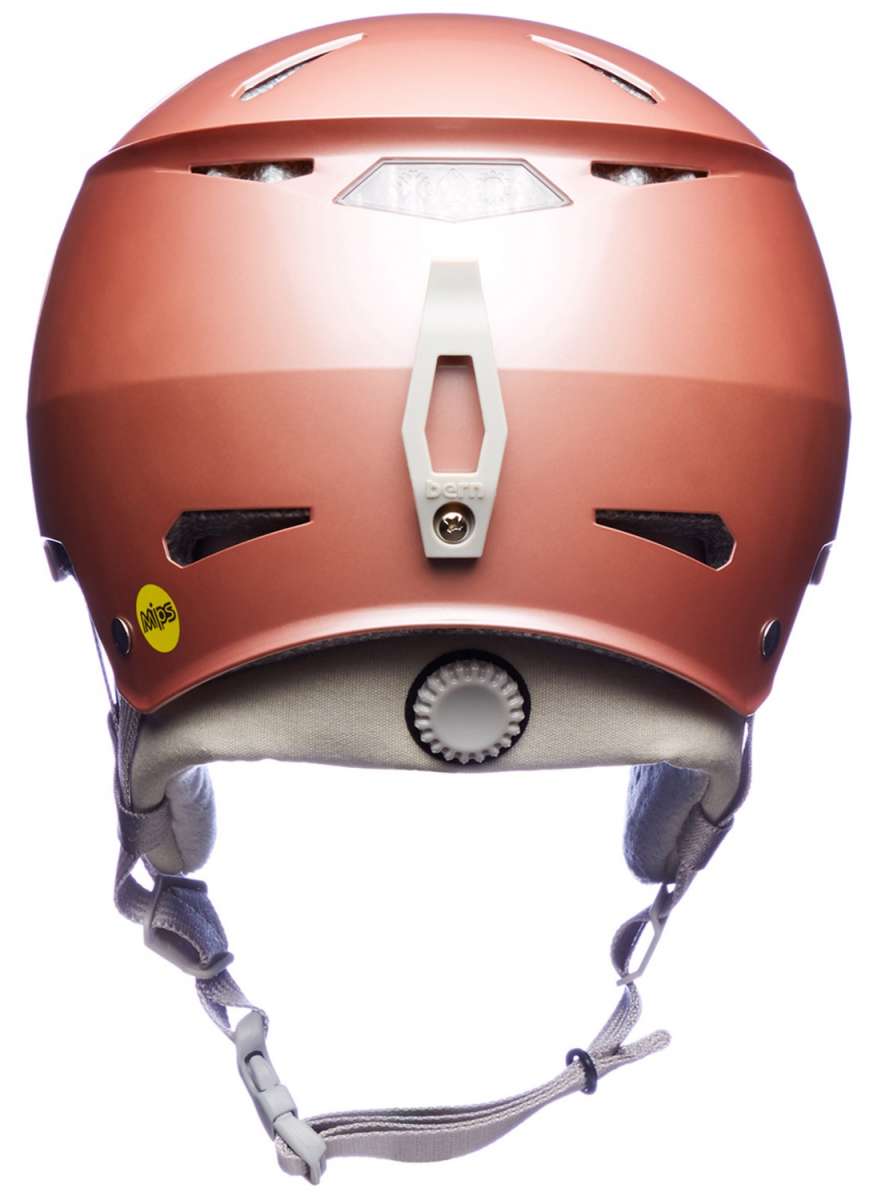 Bern Hendrix MIPS Helmet 2024 - Matte black helmet with a white logo on the front and a silver buckle on top.