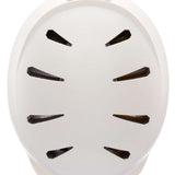 Bern Hendrix MIPS Helmet 2024 - White helmet with black straps and a white logo on the front.