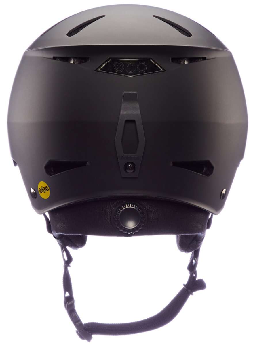 Bern Hendrix MIPS Helmet 2024 - Matte black helmet with a sleek, aerodynamic design and integrated MIPS technology for enhanced safety.