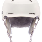 Bern Hendrix MIPS Helmet 2024 - White helmet with a black logo on the side and gray straps.