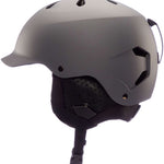 Bern Watts Classic Helmet 2023 - Matte black helmet with a sleek, aerodynamic design and ventilation holes on top.