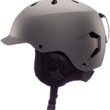 Bern Watts Classic Helmet 2023 - Matte black helmet with a sleek, aerodynamic design and ventilation holes on top.