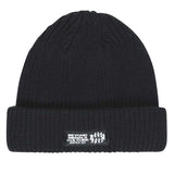 Beyond Medals Culture Beanie 2024 - Black beanie with white logo on cuff.