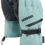 Burton Women's GORE-TEX Gloves - A pair of gloves with a black strap and buckle on the wrist, featuring a light blue color with a subtle pattern.