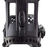 Burton Hitchhiker Splitboard Bindings 2024 - Black bindings with a sleek, modern design and silver hardware.