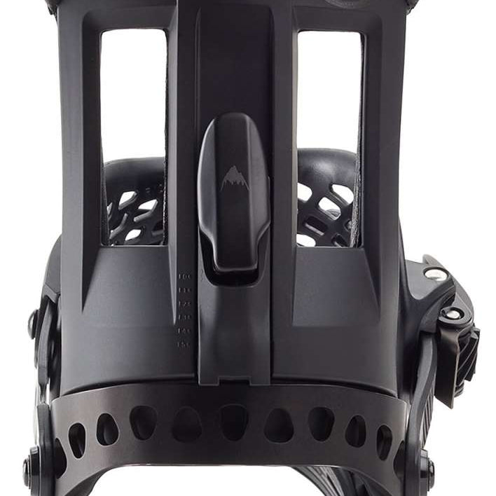 Burton Hitchhiker Splitboard Bindings 2024 - Black bindings with a sleek, modern design and silver hardware.