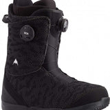 Burton Swath BOA Snowboard Boot 2024 - Black snowboard boots with a textured pattern and white logo on the side.