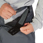 DC Banshee Insulated Pant 2023 - Black insulated snowboard pants with zippered pockets and adjustable cuffs.