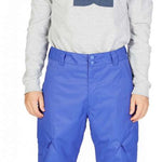 DC Banshee Insulated Pant 2023 - A pair of insulated snowboard pants with a black and white logo on the left thigh.