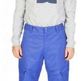 DC Banshee Insulated Pant 2023 - A pair of insulated snowboard pants with a black and white logo on the left thigh.