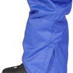 DC Junior's Banshee Insulated Pant - Black snow pants with a white stripe down the side and a logo on the left leg.