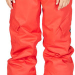 DC Junior's Banshee Insulated Pant - Black snow pants with a subtle white stripe down the side of each leg.