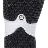 DC Women's Phase Pro BOA Step On Snowboard Boots 2024 - Black snowboard boots with a textured rubber outsole and white laces.