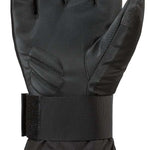 Dakine Wrist Guard Gloves - A pair of black gloves with a wrist guard and Velcro strap closure.