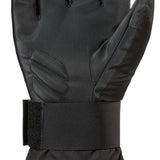 Dakine Wrist Guard Gloves - A pair of black gloves with a wrist guard and Velcro strap closure.