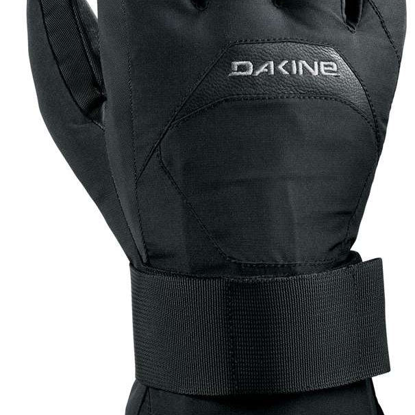 Dakine Wrist Guard Gloves 2022-2023 - A pair of black gloves with a wrist guard and Dakine logo on the back of the hand.