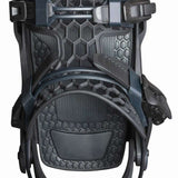 Flow Women's Mayon Snowboard Bindings - 2022 model bindings with a sleek black design and silver buckles.