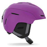 Giro Junior's Neo MIPS Helmet 2023 - A matte black helmet with a white logo on the front and a sleek, aerodynamic design.