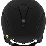 Giro Junior's Neo MIPS Helmet 2023 - A matte black helmet with a sleek, aerodynamic design and a prominent "GIRO" logo on top.