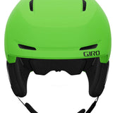 Giro Junior's Neo MIPS Helmet 2023 - Lime green helmet with a black chin strap and ventilation holes on top.