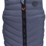 Hyperlite Relapse Competition Vest LTD 2022 - A gray vest with a black zipper and white stitching.