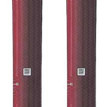 Head Women's Kore 85 Flat Ski 2023 - A dark red women's ski with white lettering and a white logo on top.