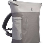 Hydro Flask 20L Day Escape Soft Cooler Pack - A large, gray cooler bag with a zippered top and adjustable shoulder strap.