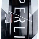 Hyperlite State Wakeboard With Remix Bindings SMU - 2022 model wakeboard with a black and white color scheme, featuring a geometric pattern on its surface.