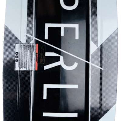 Hyperlite State Wakeboard With Remix Bindings SMU - 2022 model wakeboard with a black and white color scheme, featuring a geometric pattern on its surface.