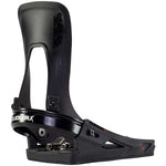 K2 Clicker X HB Snowboard Binding 2023 - A black snowboard binding with a white logo on the strap and silver screws.