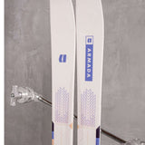 Armada Women's Trace 88 Skis 2022 - White skis with blue and purple accents on top sheet.