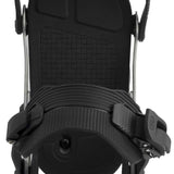 Ride Ladies AL-6 Snowboard Bindings - 2022 model bindings with a sleek black design and silver buckles.