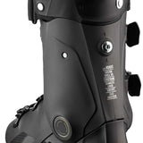Salomon Ladies S-Pro 90 GW Ski Boots 2022 - Black ski boots with a textured pattern on the side and silver buckles.