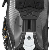 Salomon Ladies S-Pro 90 GW Ski Boots 2022 - Black ski boots with a textured pattern on the upper and silver buckles.