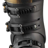Salomon Ladies S-Pro 90 GW Ski Boots 2022 - Black ski boots with white lettering and a gold logo on the side.