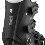 Salomon Women's S-Pro HV X80 GW Ski Boots 2022 - Black ski boots with white trim and red accents.