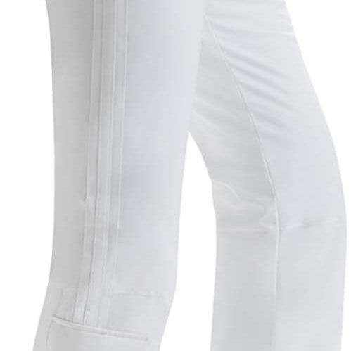 Nils Ladies Addison 3.0 Pant Tall 2022-2023 - White pants with a subtle vertical stripe pattern on the side seams.