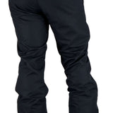 Obermeyer Keystone Shell Pants 2021-2022 - Black snow pants with a zippered pocket on the right thigh and elastic waistband.