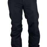 Obermeyer Keystone Shell Pant Short 2022 - A pair of black snow pants with a zippered fly and two front pockets.