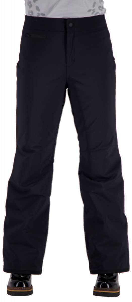 Obermeyer Women's Sugarbush Insulated Pants Tall 2022-2023 - Black insulated ski pants with a tall length and zippered pockets.