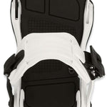 Ride C-6 Snowboard Binding 2024 - Black bindings with silver screws and bolts on a white background.