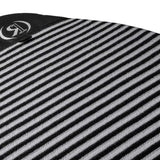 Ronix Sleeping Sack Round Surf Sock 2022 - Black surf sock with a round toe and white logo on top.