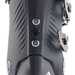 Rossignol Ladies Pure Pro 80 Ski Boots 2024 - Black ski boots with white accents and silver buckles.