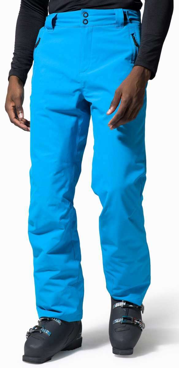 Rossignol Rapide Insulated Pant 2022-2023 - Black insulated ski pants with a zippered pocket on the side of one leg.