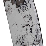 Rossignol Blackops Escaper 94 Flat Ski 2022 - A black and white ski with a marbled pattern on its top surface.