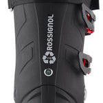 Rossignol Speed 120 HV Ski Boots 2024 - Black ski boots with red accents and a white logo on the side.