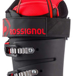 Rossignol - Speed 120 HV Ski Boots 2024 are black with red accents and a textured pattern on the side.